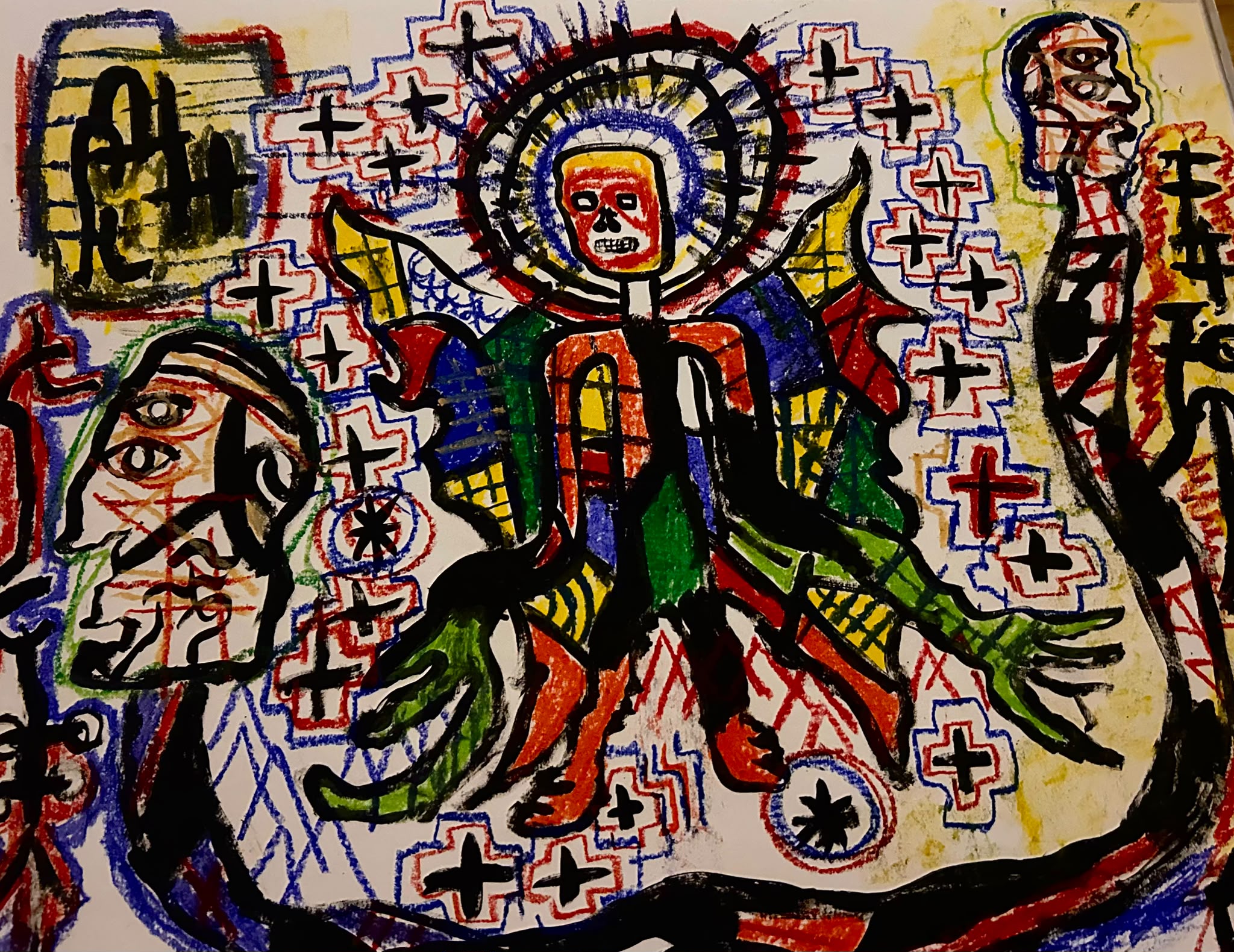 50x65cm mixed media on paper