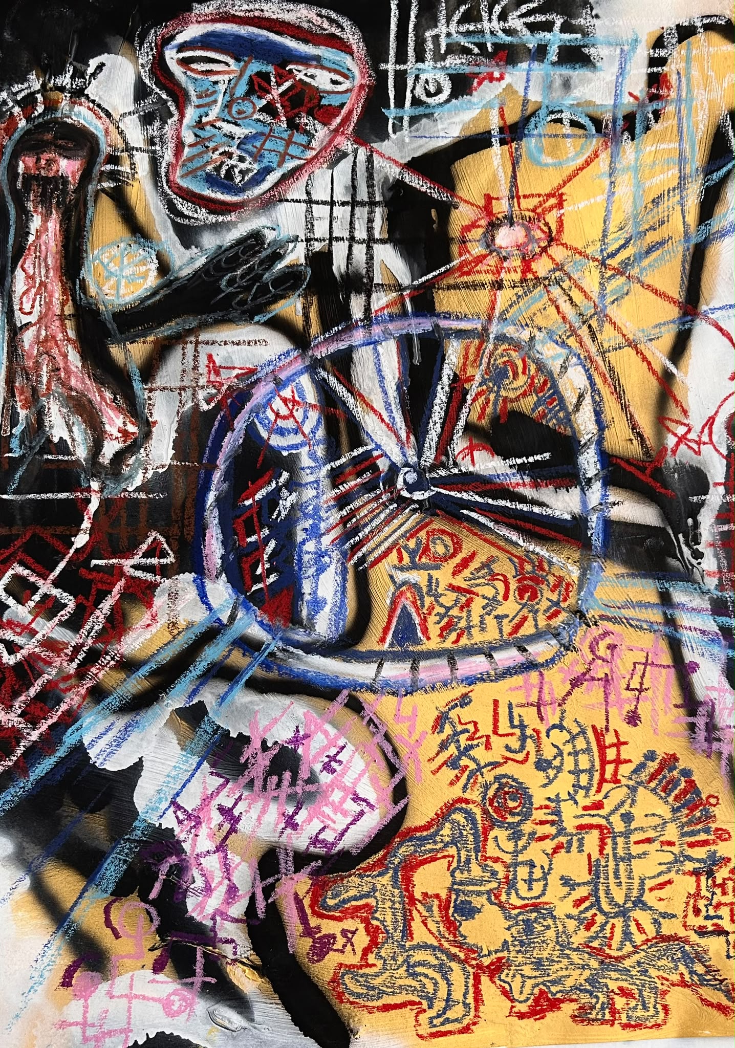 50x65cm mixed media on paper